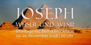 Read more about the article Bibeltage: Joseph – Weiser und Wesir