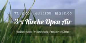 Mehr über den Artikel erfahren Kirche Open Air