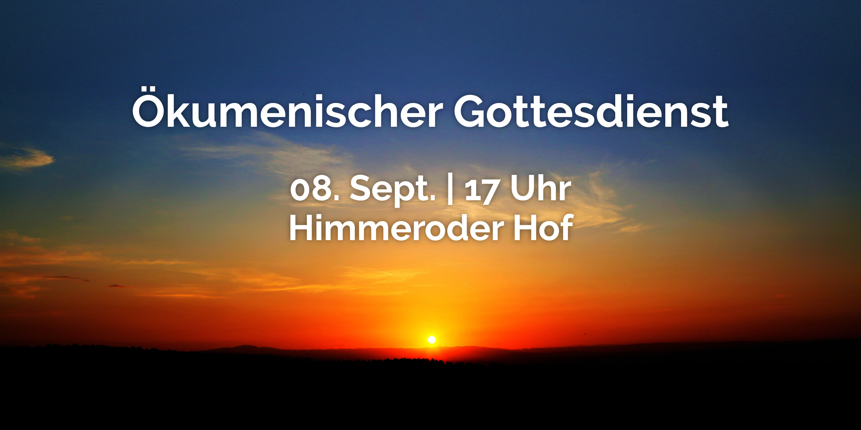 Du betrachtest gerade Ökumenischer Gottesdienst