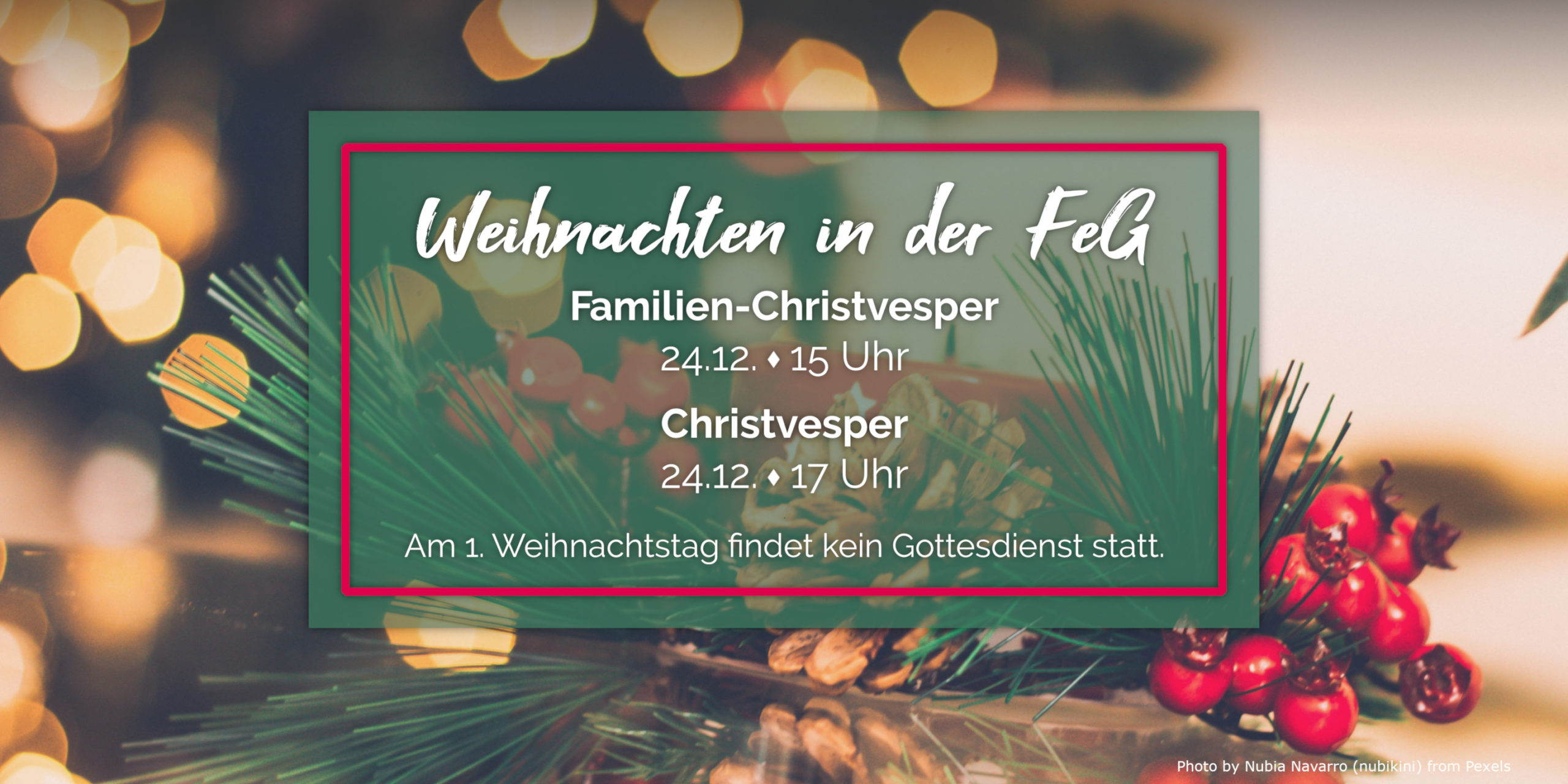 You are currently viewing Weihnachten in der FeG Rheinbach