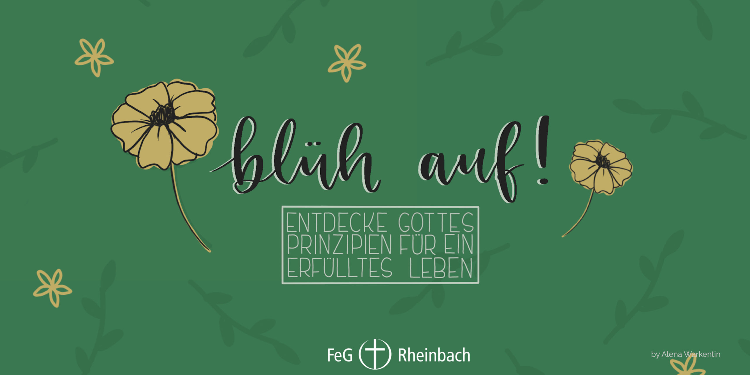 Titelbild Predigtreihe "blüh auf!"