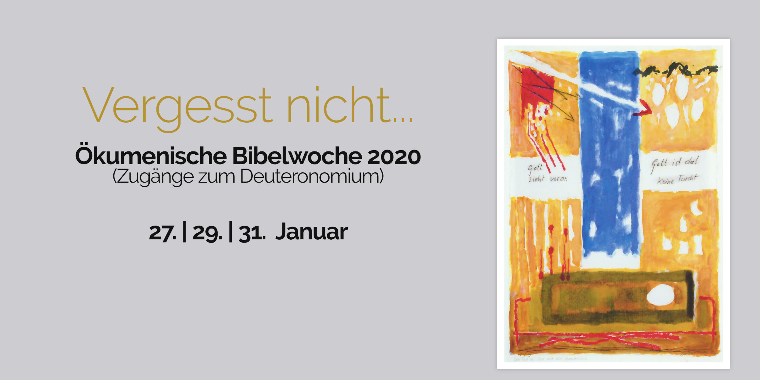 Du betrachtest gerade Ök. Bibelwoche 2020