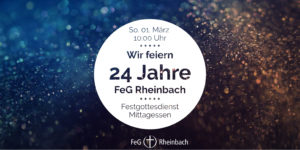 Read more about the article Die FeG wird 24