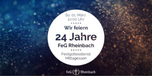 Mehr über den Artikel erfahren Die FeG wird 24