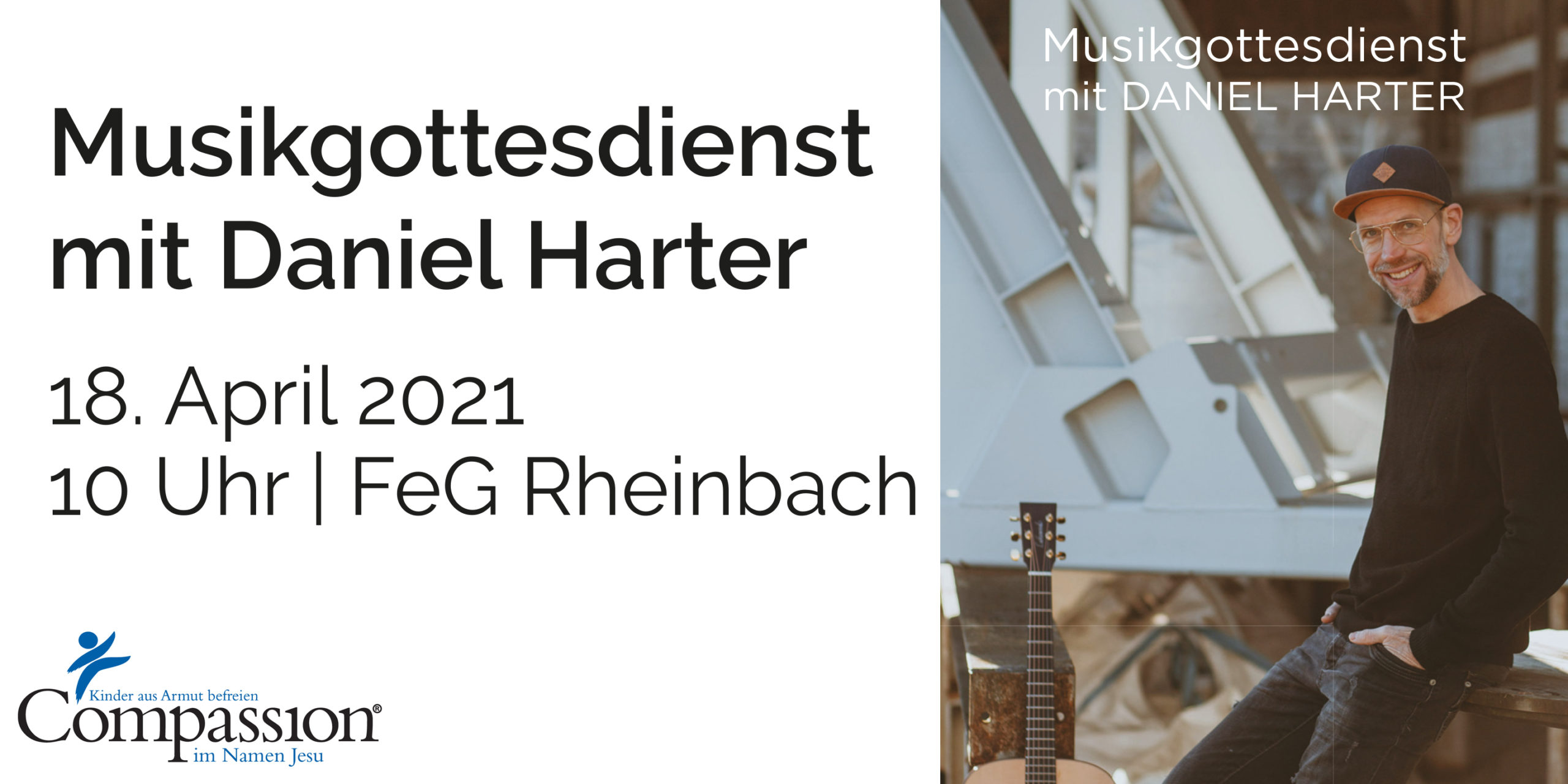 Musikgottesdienst mit Daniel Harter am 18.04.